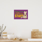 CATS HAVE STAFF custom poster (Cuisine)