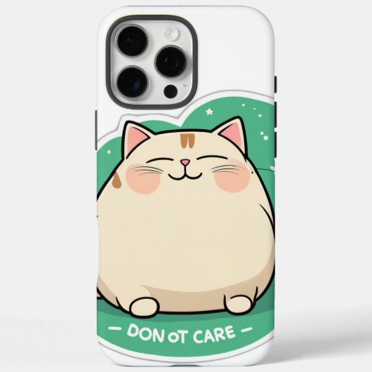 Cat's, het kan me niet schelen Case-Mate iPhone case (Achterkant)