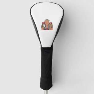 Cats Hippos en Trump verenigen zich voor Moo Deng Golfheadcover