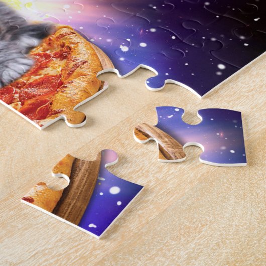Cats Illuminatis en pizza Legpuzzel (Zijkant)