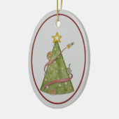 Cats in a Christmas Tree Ornament (Links)
