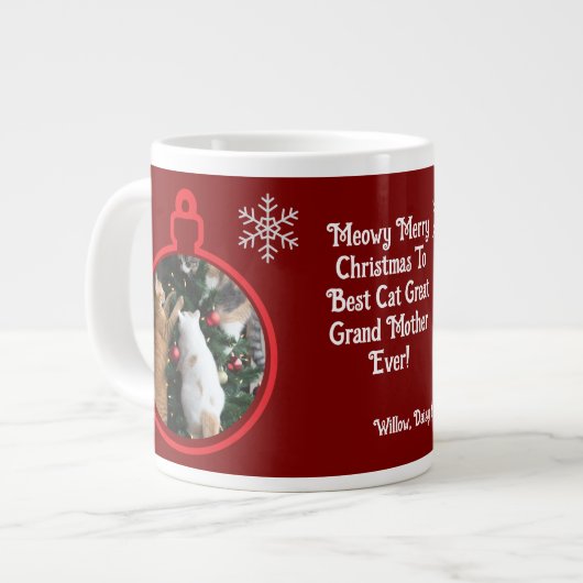 Cats In Christmas Tree Customize Specialty Mug (Devant gauche)