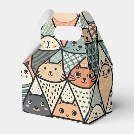 Cats In Cones Bedankdoosjes (Voorkant Zijde)