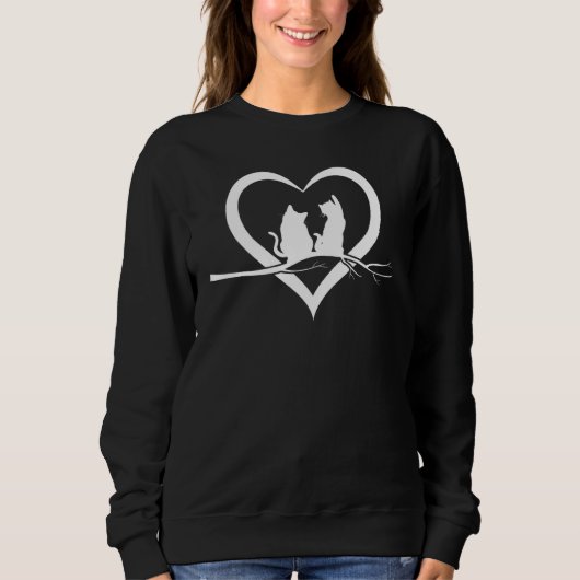 Cats In  I Cat Heart Cat  Cute Cat Trui (Voorkant)
