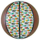 Cats in the flowerpots basketbal (Verticaal)