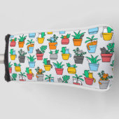 Cats in the flowerpots golfheadcover (Voorkant)