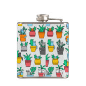 Cats in the flowerpots heupfles (Achterkant)