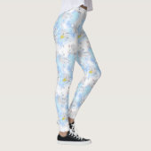 Cats Kat Pattern, Cats Play en Cats zeggen Hallo Leggings (Rechts)