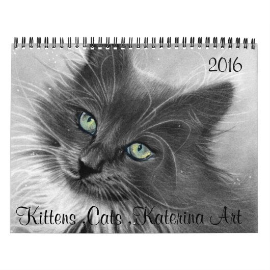 Cats , Kittens , Calendrier KaterinaArt 2016 (Protection)