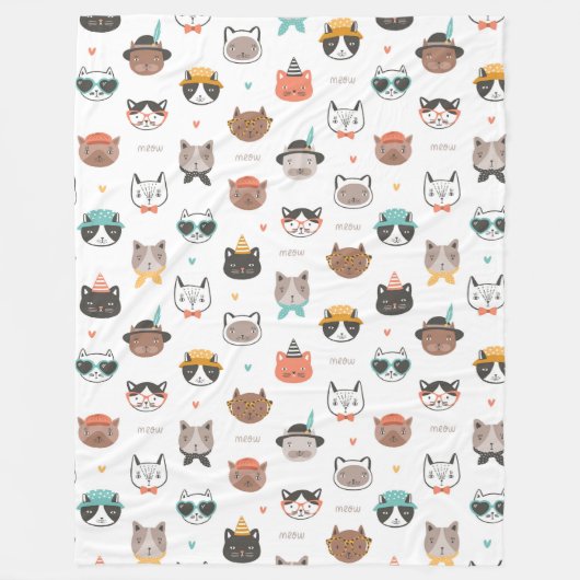 Cats Kool 60x80 Couverture en polaire (Devant)