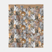 Cats meeting point fleece deken (Voorkant)