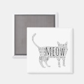 CAT'S MEOW MAGNEET (Voorkant / Achterkant)