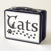 cats Metal Lunchbox (Achterkant)