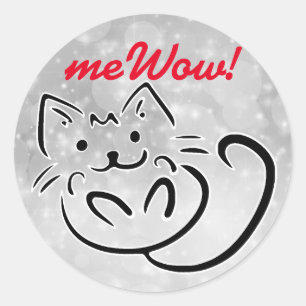 Cat's meWOW Sparkle  Goed Werk Sticker