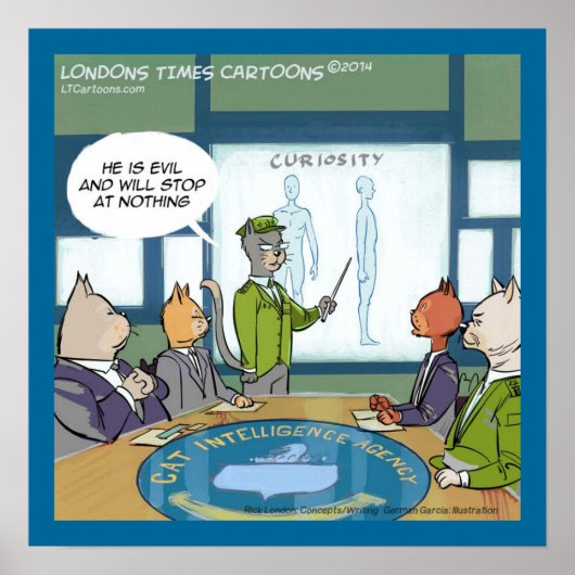 Cats Natural Enemy Funny Poster (Voorkant)