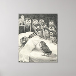 Cats Nightmare. Louis Wain Canvas Afdruk