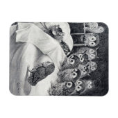 Cats Nightmare Owl Bird, Louis Wain Magneet (Horizontaal)