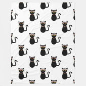 Cats noirs 60x80 Couverture en polaire (Devant)