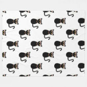 Cats noirs 60x80 Couverture en polaire (Devant (Horizontal))