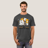 Cats Obsessed Butterfly Kitten Kitty Cute Funny T-shirt (Voorkant volledig)