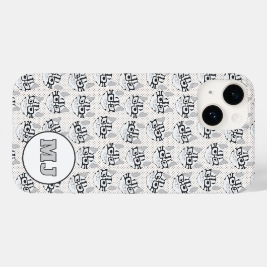 Cats of Cadstudios 2.0 - White iPhone / iPad case (Achterkant (horizontaal))