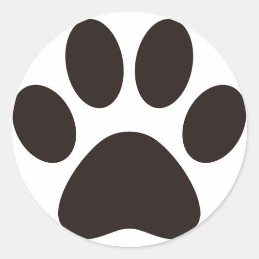CAT'S_PAW RONDE STICKER (Voorkant)