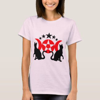 Cats Pentagram T-shirt