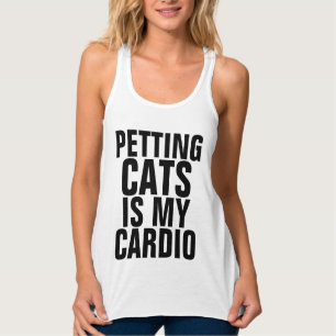 CATS PETTEREN IS MIJN CARDIO, grappige T-shirts