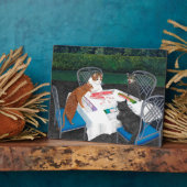 Cats Plays Mahjong Fotoplaat (Zijkant)