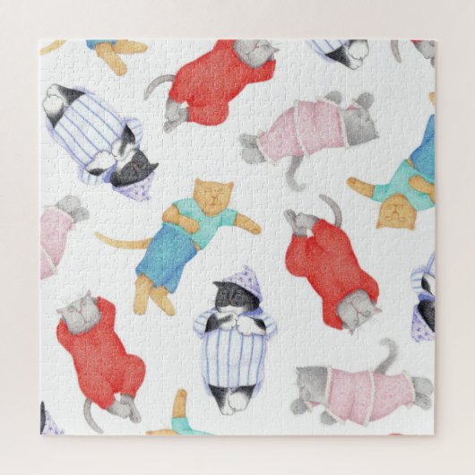 CATS PYJAMAS 20"X20" Puzzle (Vertical)