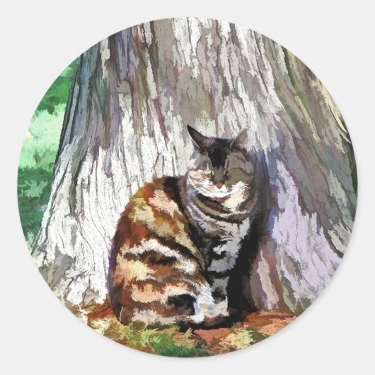 CATS RONDE STICKER (Voorkant)