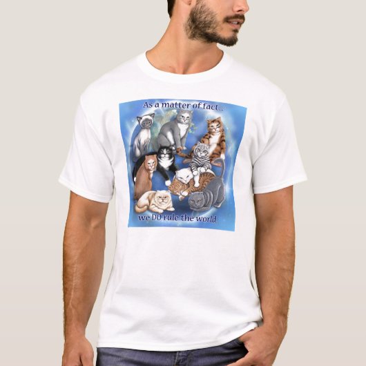 Cats Rule T-shirt (Voorkant)