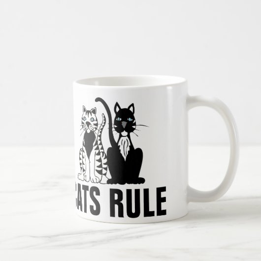 CATS RULE tasses à café (Droite)