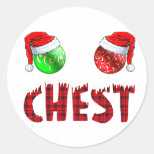 Cats Santa Hat Christmas Funny Xmas Tree Vrouwen M Ronde Sticker