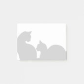 Cats Silhouette Post-it® Notes (Voorkant)