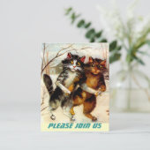 CATS SKATY INVITATION ~ EZ2 PERSONNALISER (Debout devant)