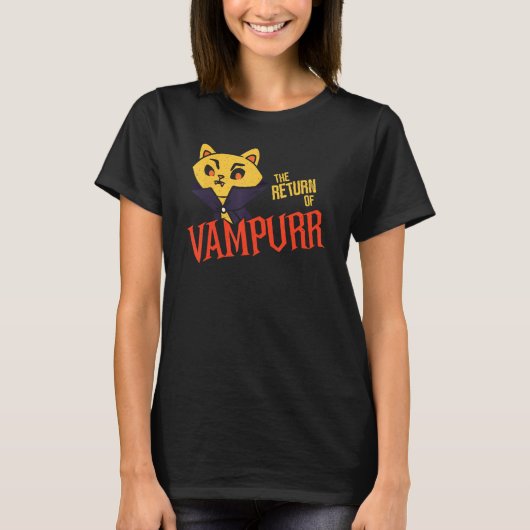 Cats vampire Vampurr T-shirt (Voorkant)