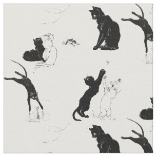  Cats van Théophile Steinlen Stof