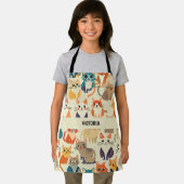 Cats Waterverf Aangepast patroon Schort (Insitu)
