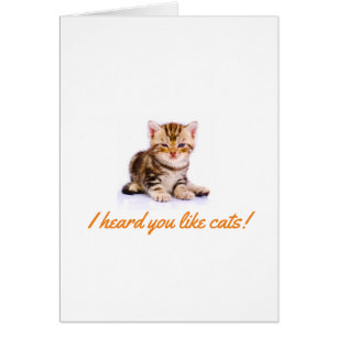 Cats Welkom Kaart