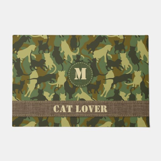 Cats Woodland Camouflage Deurmat (Voorkant)