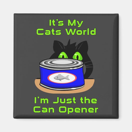 Cats World Magneet (Voorkant)