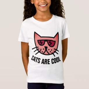 CATS ZIJN COOL, Funny Cute Kinder Cat T-shirts