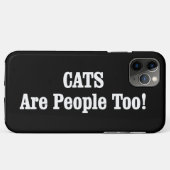 CATS zijn ook mensen! Case-Mate iPhone Case (Achterkant (horizontaal))