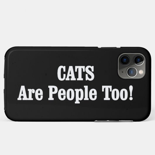CATS zijn ook mensen! Case-Mate iPhone Case (Achterkant (horizontaal))