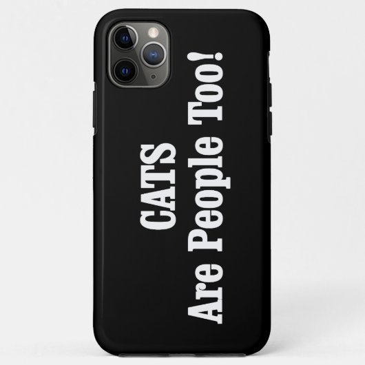 CATS zijn ook mensen! Case-Mate iPhone Case (Achterkant)