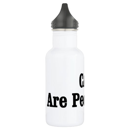 CATS zijn ook mensen! Waterfles (Links)