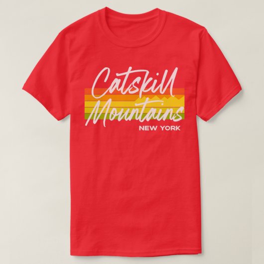 Catskill Mountains New York T-shirt (Design voorkant)