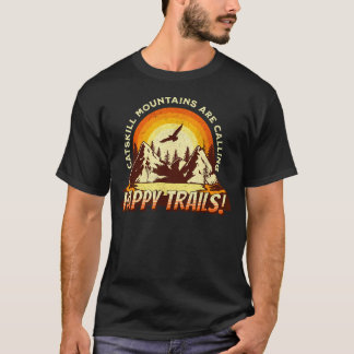 Catskill Mountains Ropen Natuurwandeling New York T-shirt