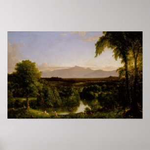 Catskill Uitzicht - Vroege Herfst - Thomas Cole Poster